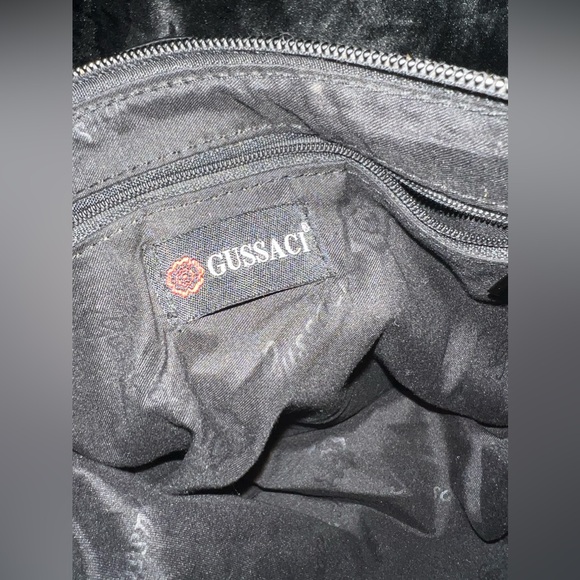 Gussaci black leather crossbody bag - Picture 5 of 5